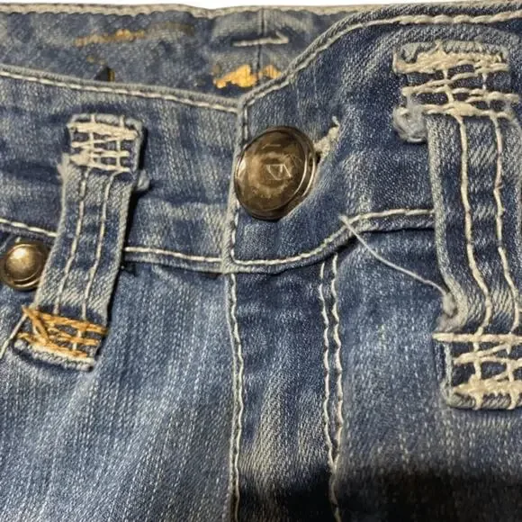 Seven7 Jeans size 27 skinny low rise medium Wash - Picture 6 of 7